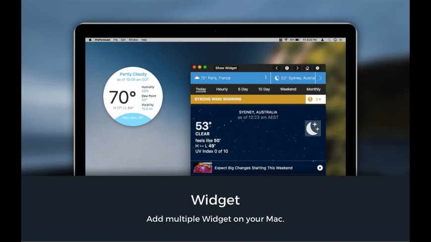 weather apps for mac computer